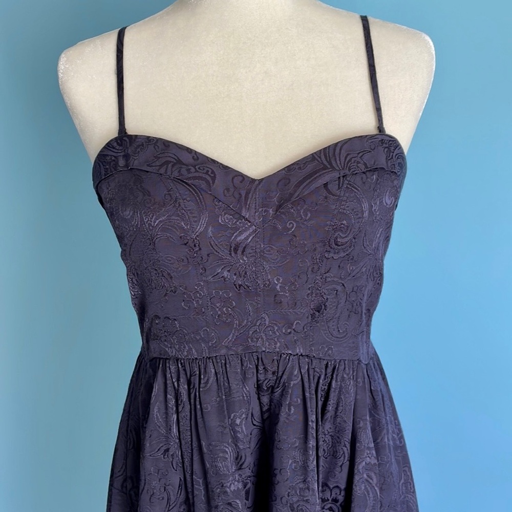 Anthropologie NAVY Bovary Dress